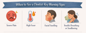 Key warning signs - you need to consult a dentist